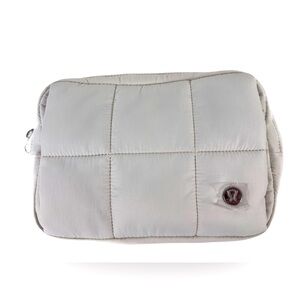 Lululemon Quilted Grid Belt Bag Hand Warmer 1.5L White Opal NWT